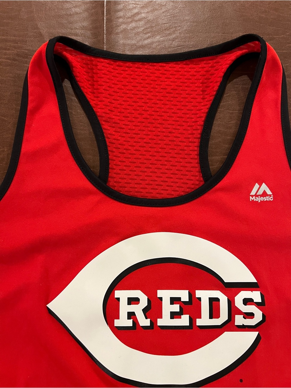 Cincinnati Reds Women’s Activewear Razor Back Tank Top - Large - Picture 2 of 10